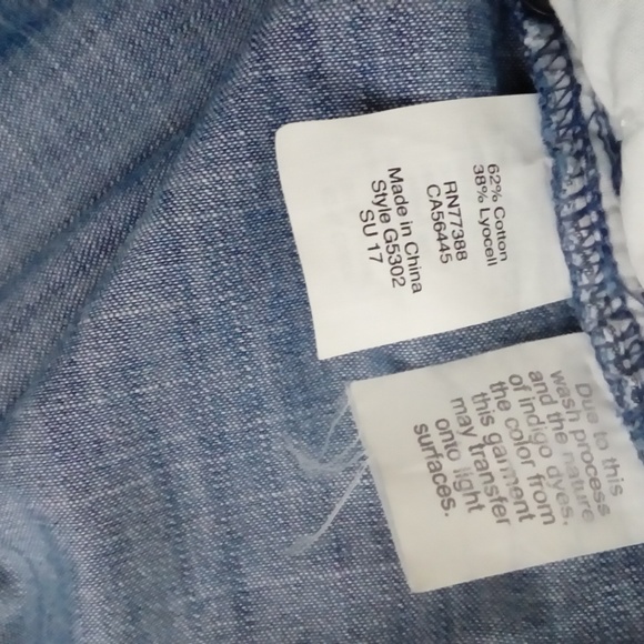 MADEWELL Raw Edge Denim Shirtdress L - Picture 9 of 14